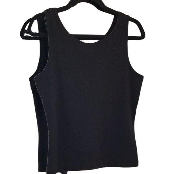 Casual Corner Annex Women's Black Tank Top, Size Medium - Picture 2 of 10